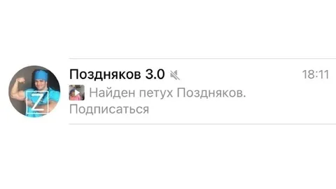 Найден петух Поздняков