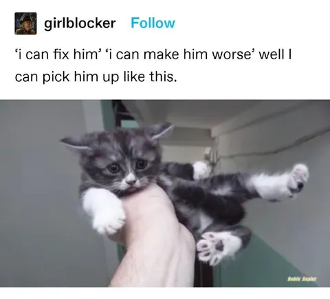I Can Pick Him Up Like This