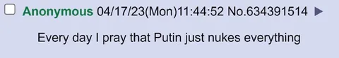 Putin Nuke Prayer