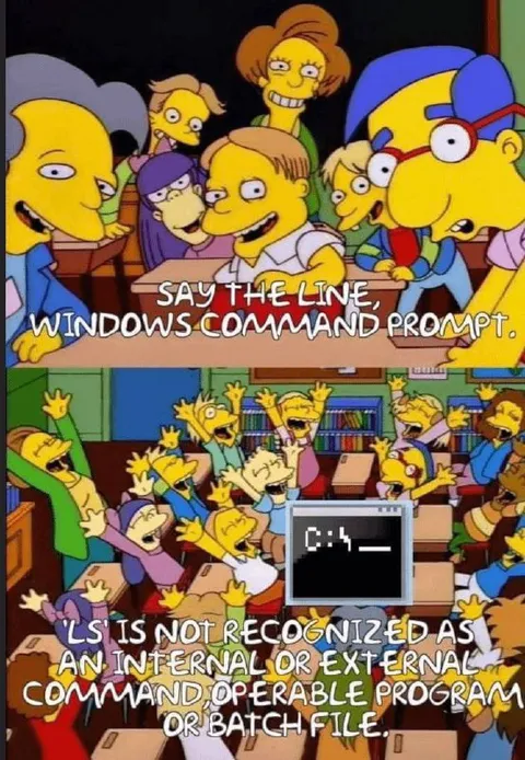 Windows Command Prompt Says the Line