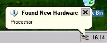 Found New Hardware Processor