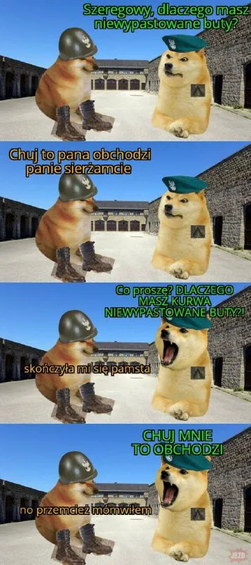 Sierżant i niewypastowane buty