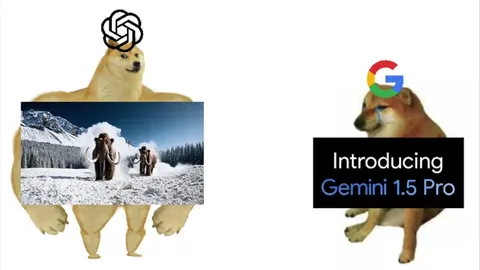 ChatGPT Mammoth Beats Gemini