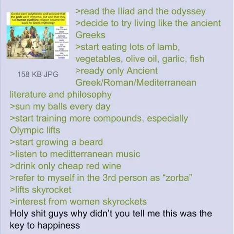 Ancient Greek Key to Happiness