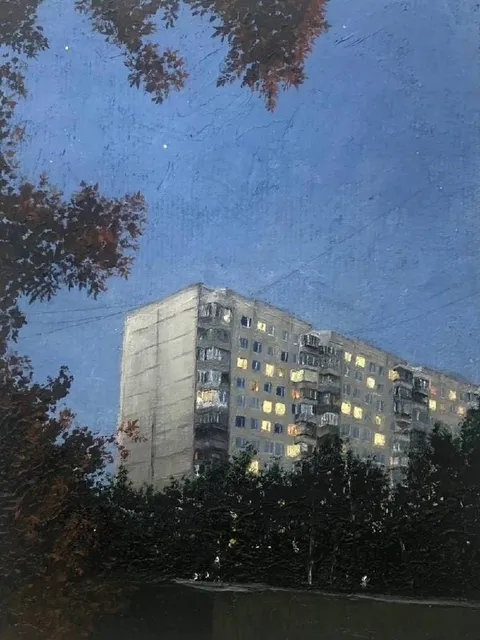 Панелька в сумерках