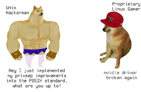 Unix Hackerman vs Broken Nvidia