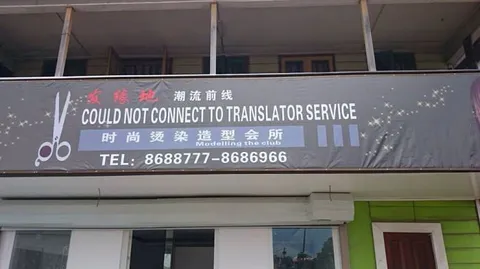 Could Not Connect to Translator Service