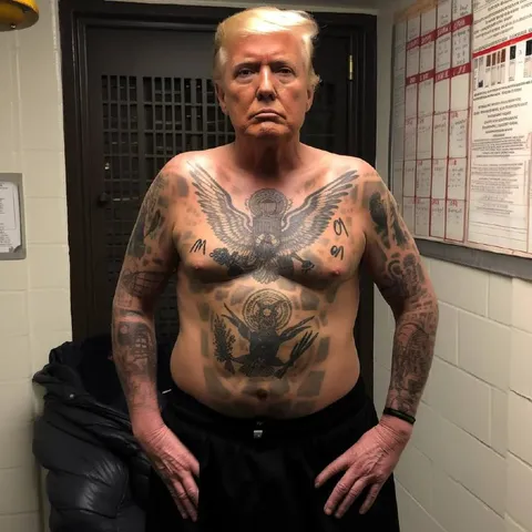 Tattooed Trump Prisoner