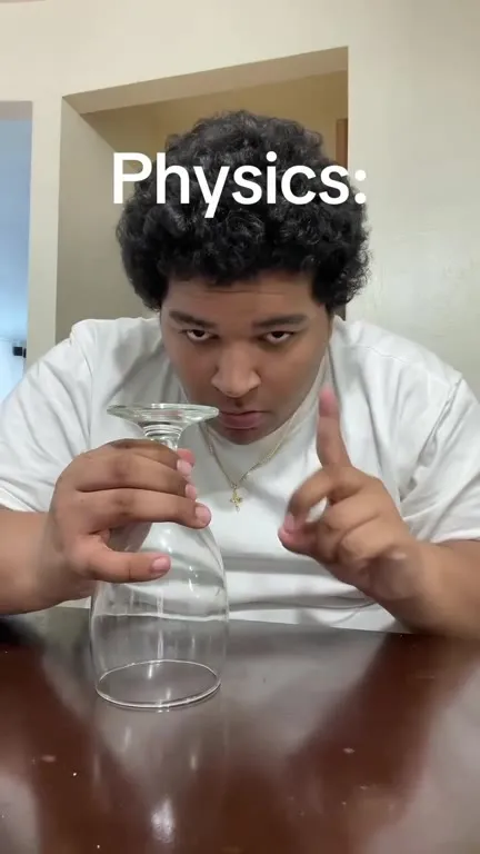 Physics Defies the Glass Trick