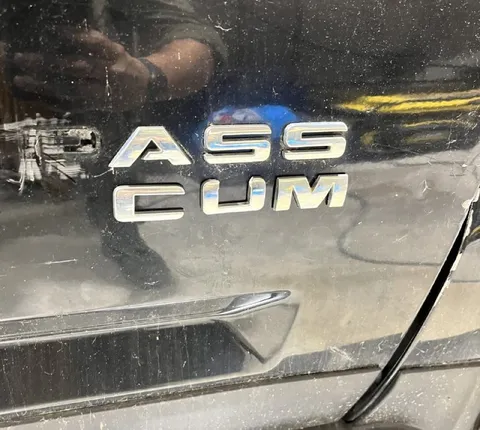 Accidental ASS CUM Badge