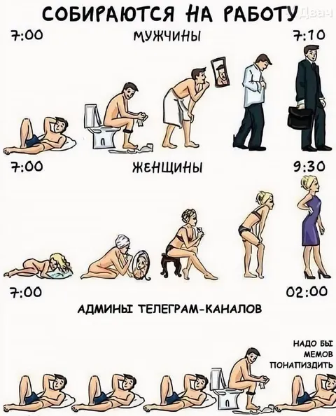 Собираются на работу