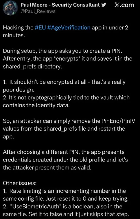 Age Verification App Security Disaster