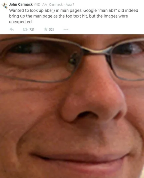 Unexpected Man Page Images