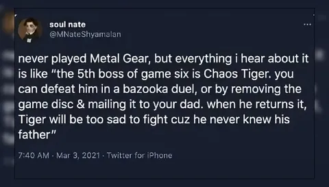 Metal Gear Chaos Tiger Lore