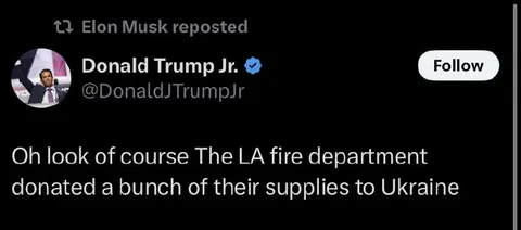 LA Fire Department Supplies to Ukraine