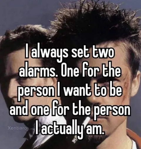 Two Alarms for Two Versions of Me