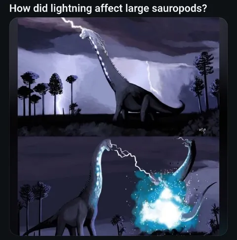 Lightning Affected Sauropods
