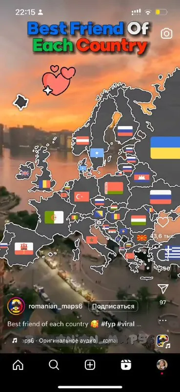 Best Friend of Each Country