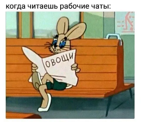 Когда читаешь рабочие чаты