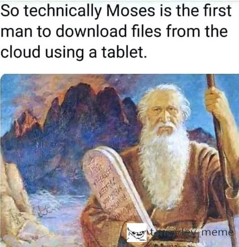 Moses Cloud Download Tablet