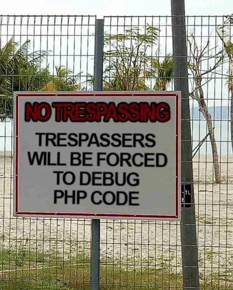 Trespassers Debug PHP Code