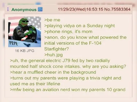 Pepe Aviation Trivia Lifeline