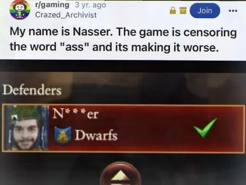 Game Censors Nasser's Name