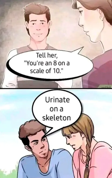 Urinate on a Skeleton