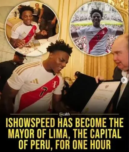 IShowSpeed Becomes Mayor of Lima