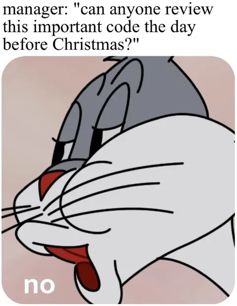 Bugs Bunny Refuses Code Review