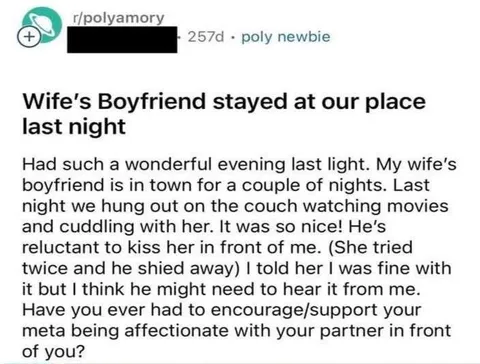 Wife’s Boyfriend Stayed Over