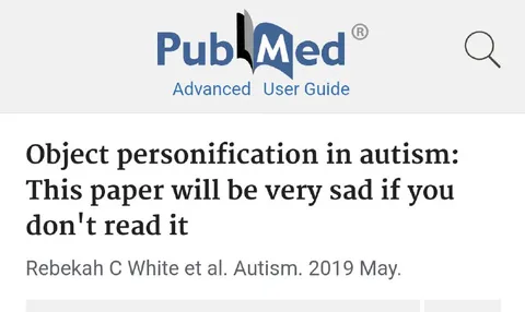 Object Personification in Autism