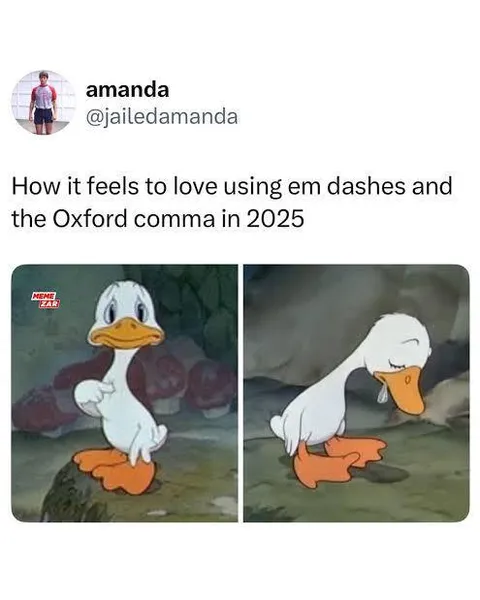 Donald Duck Em Dash Struggle