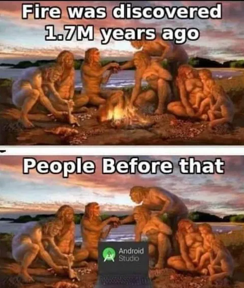 People Before Fire Was Discovered