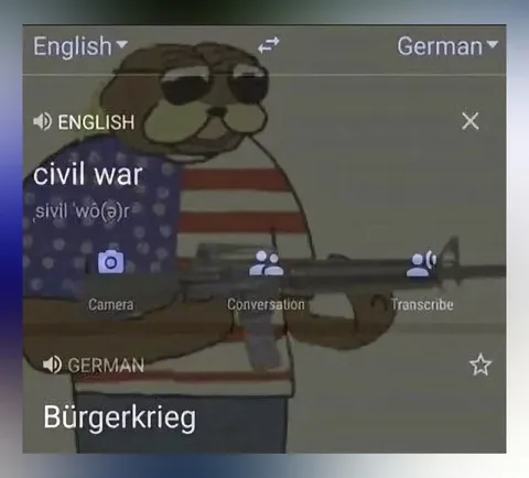 Civil War in German