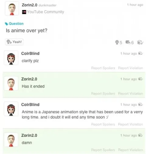 Is Anime Over Yet?