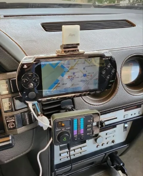 PSP вместо навигатора в машине