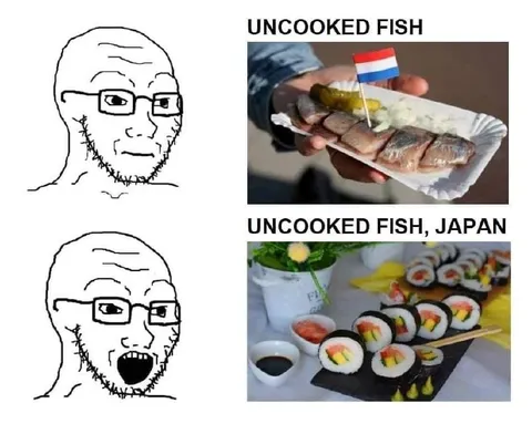 Uncooked Fish, Japan