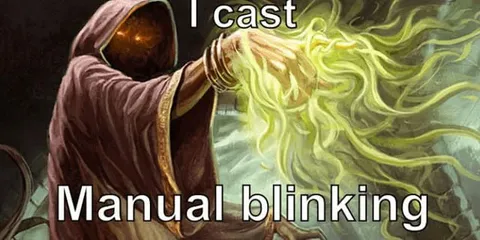 Manual Blinking Spell