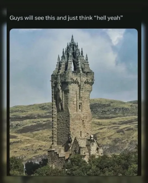 Guys See Tower and Say Hell Yeah