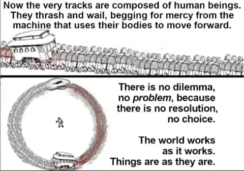 Human Tracks Power the Machine