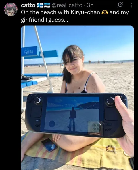Beach Date With Kiryu