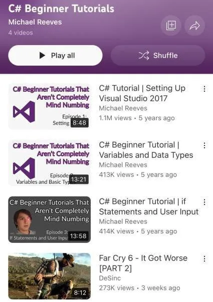 C# Tutorials Get Worse