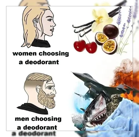 Women and Men Choosing Deodorant