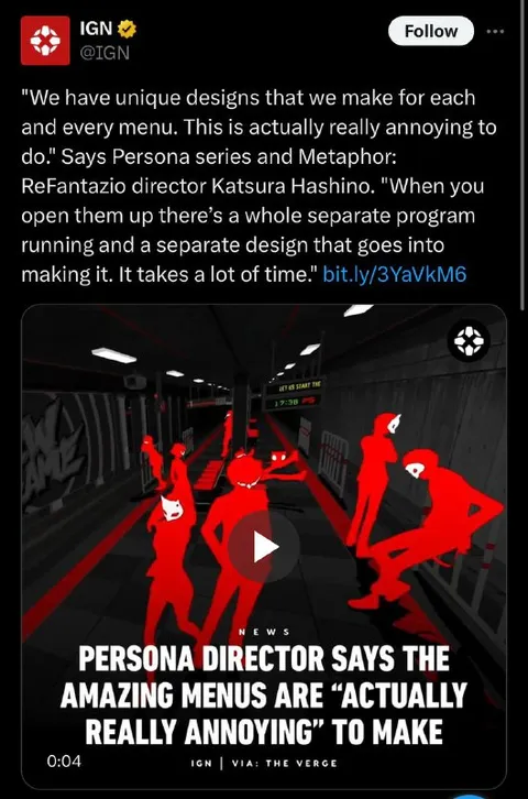 Persona Menus Are Annoying to Make