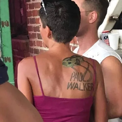 Paul Walker Tattoo Tribute