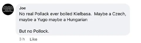 No Real Pollack Ever Boiled Kielbasa