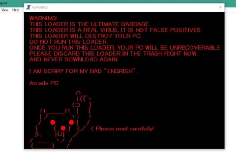 Ultimate Garbage Loader Warning