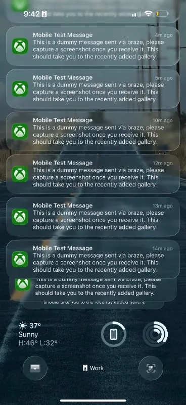 Endless Mobile Test Messages