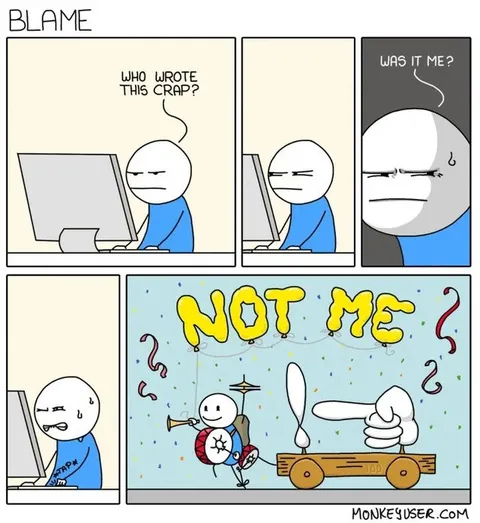 Blame Not Me Comic